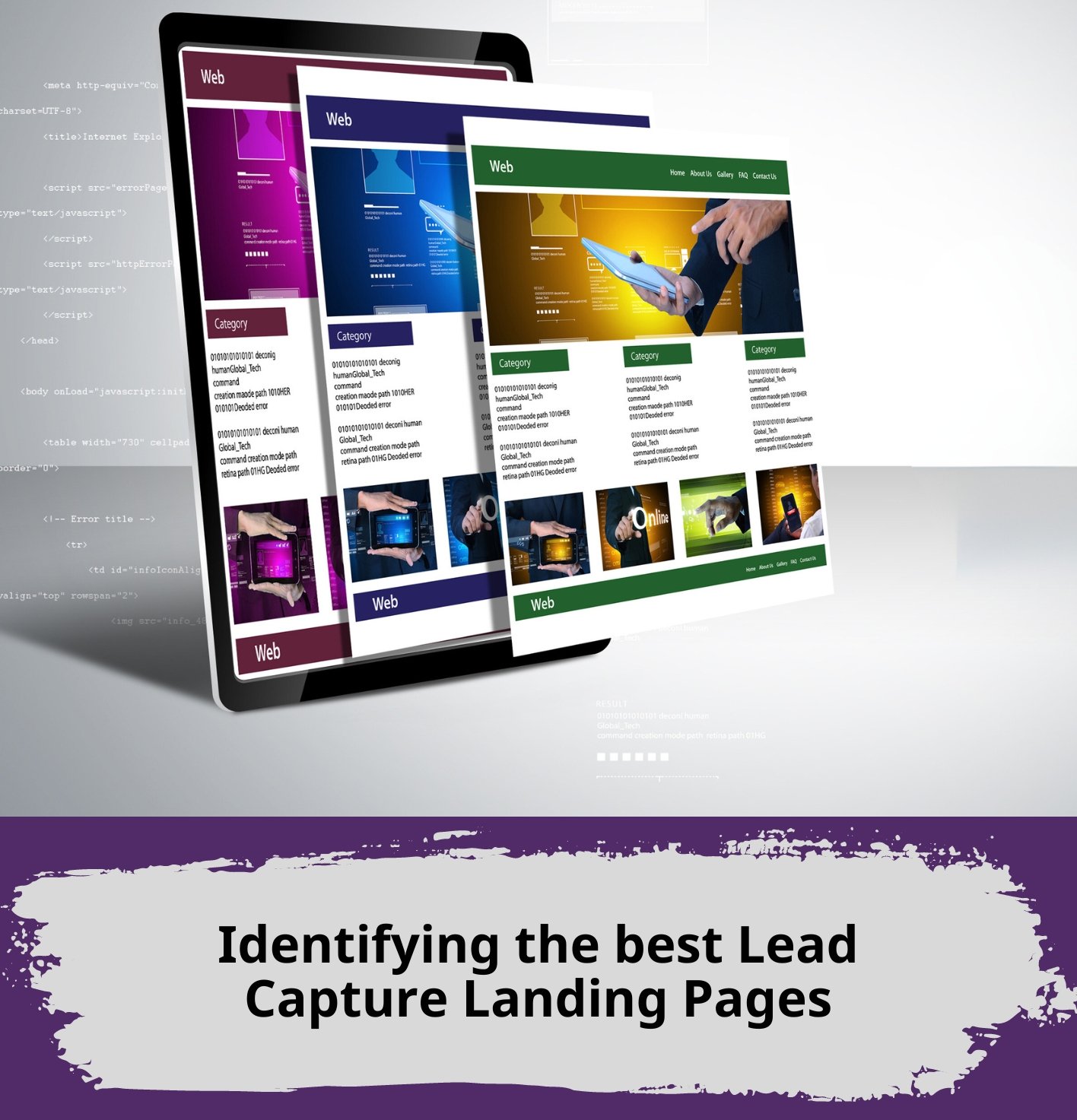 Identifying the best Lead Capture Landing Pages