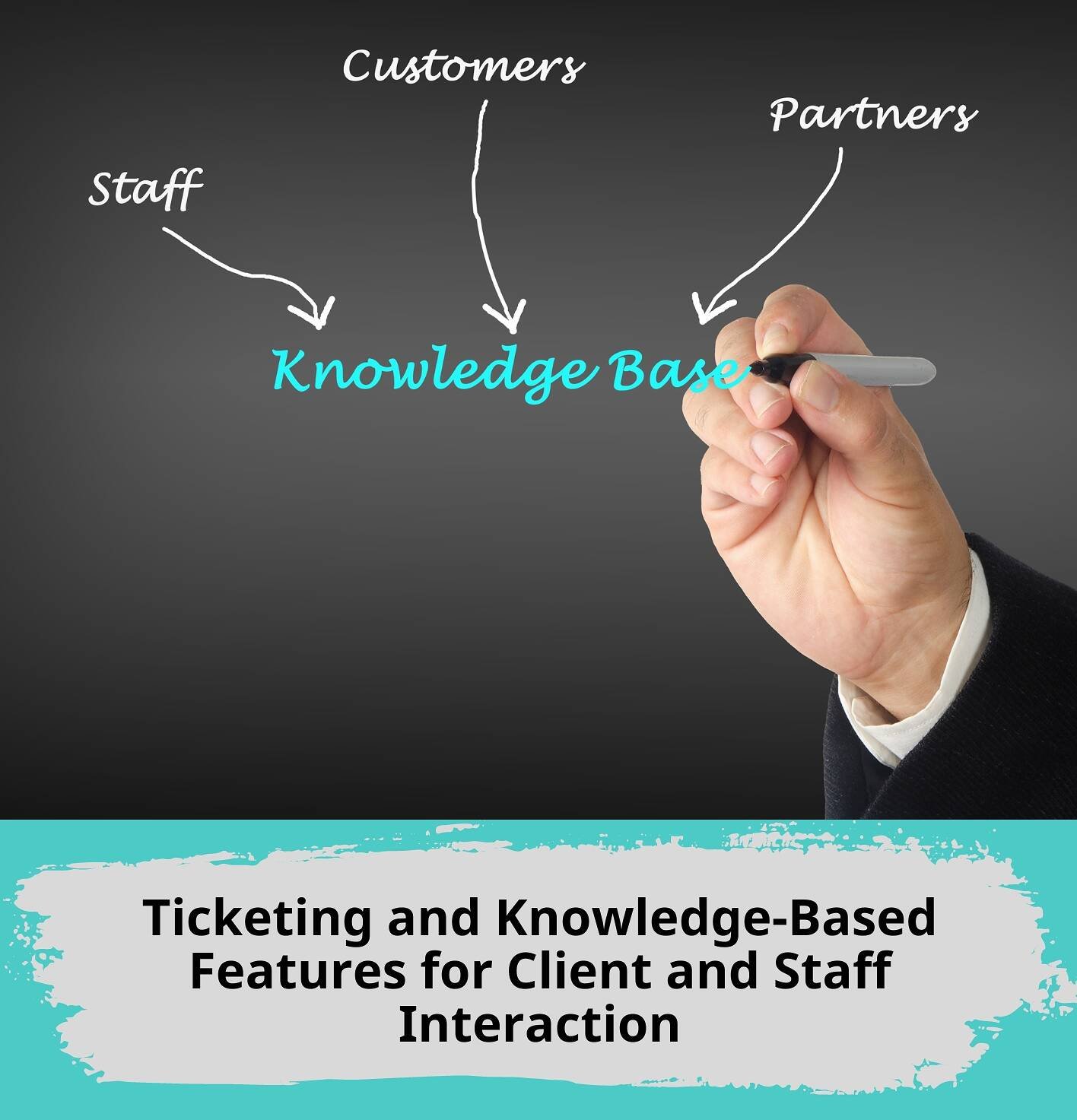Ticketing and Knowledge-Based Features for Client and Staff Interaction